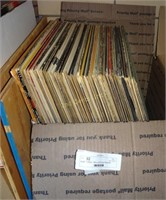Box Lot Of Vinyl Records Platters Poco & More