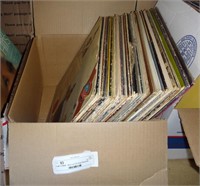 Box Lot Of Vinyl Records Oldies Madonna & More