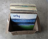 Box Lot Of Vinyl Records Oldies Newton & More