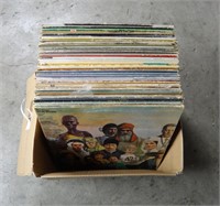 Box Lot Of Vinyl Records Osmonds & More