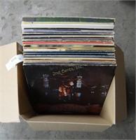 Box Lot Of Vinyl Records Cat Stevens & More
