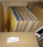 Box Lot Of Vinyl Records Little Richard Lewis More