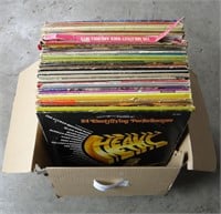 Box Lot Of Vinyl Records Compilation Albums