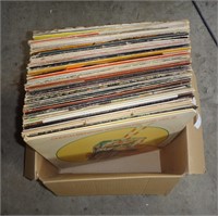Box Lot Of Vinyl Records Chuck Berry & More