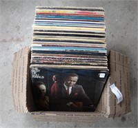 Box Lot Of Vinyl Records Diana Ross & More