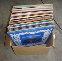 Box Lot Of Vinyl Records Aerosmith & More