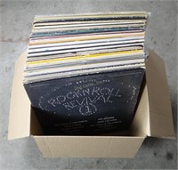 Box Lot Of Vinyl Records Stevie Wonder & More