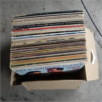 Box Lot Of Vinyl Records Joan Baez & More
