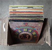 Box Lot Of Vinyl Records Classics Soul & More