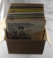 Box Lot Of Vinyl Records Beach Boys Blood Sweat
