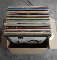 Box Lot Of Vinyl Records Neil Diamond & More