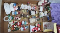 Lot of Snowman ornaments