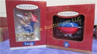 Buffalo Bills ornaments x 2