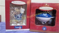 Indianapolis Colts ornaments x 2