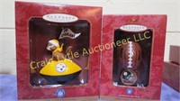 Pittsburgh Steelers ornaments  x 2