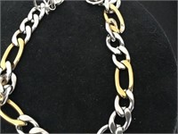 9IN STAINLESS GENTS BRACELET TT