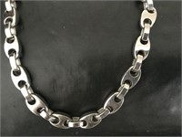 MAN'S GUCCI STYLE STAINLESS BRACELET 8IN