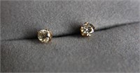 14KY DIAMOND .25CT TDW STUDS W/ SCREW BACKS