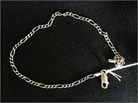 9IN FIGARO STERLING ANKLET