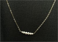 14KY ADD-A-PEARL NECKLACE ON 16IN CHAIN
