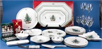 Christmastime China Mixed Lot Serving Platters