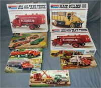 8 Vintage Aurora & Monogram Model Kits