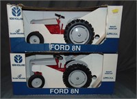 2 Boxed New Holland 1:8 Ford Tractors