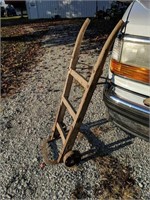 Antique Feed Store 2 Wheel Cart