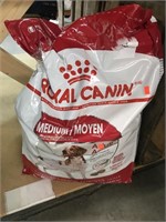 30lb canine food hole in bags side