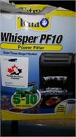 Aquarium power filter. Whisper PF10