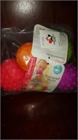 Baby toys. Textured balls