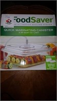 FoodSaver quick marinating canister. 2.1L