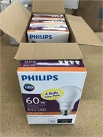 4 new packs Phillips LED Light bulbs