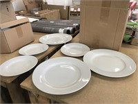 3 large 3 small Amazon Basics plates new
