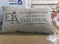 New Downtown Abbey throw pillow