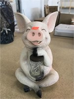 Lighted pig figurine