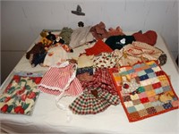 Country Coasters, doll aprons, candle skirts, etc