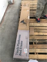 Zinus full bed frame new damaged box