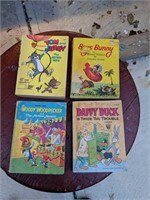 4 Vintage Cartoon LITTLE BIG BOOKS