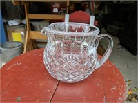 Vintage Cut Glass Creamer Handled Cup