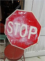 Authentic Metal Stop Sign