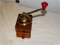 Antique wood coffee grinder Walfcraft, Germany -