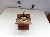 Antique wood coffee grinder-Laparfait Broyer