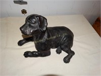 Dog statue - marked Austin Prod. Inc.1983 9" x