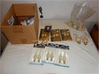 Light bulb assortment - candle bulbs, glow bulbs,