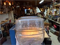 Antique 1913  Glass Oil Stove Jar