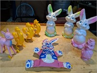 9 Vintage Easter Themed Toys CRAFTERS!