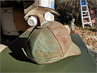 Antique Primitive Metal Battle Helmet