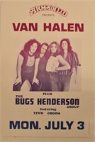 Van Halen Armadillo World Headquarters Poster