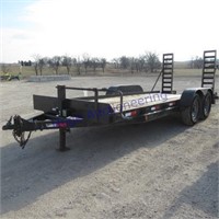 80"X18ft BH trailer, ramps, LED lights